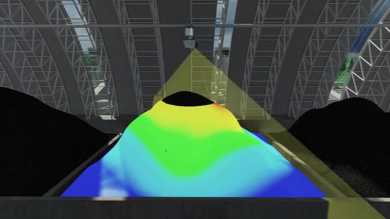 3D智慧料场在线盘库系统